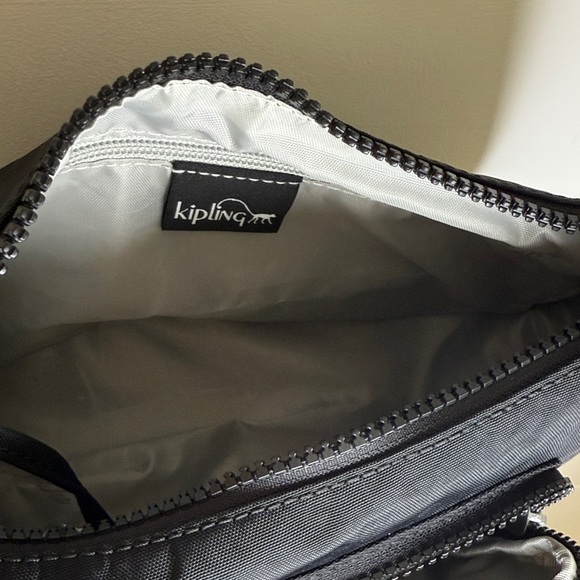 Kipling Jet Black Shoulder Bag - Picture 6 of 8